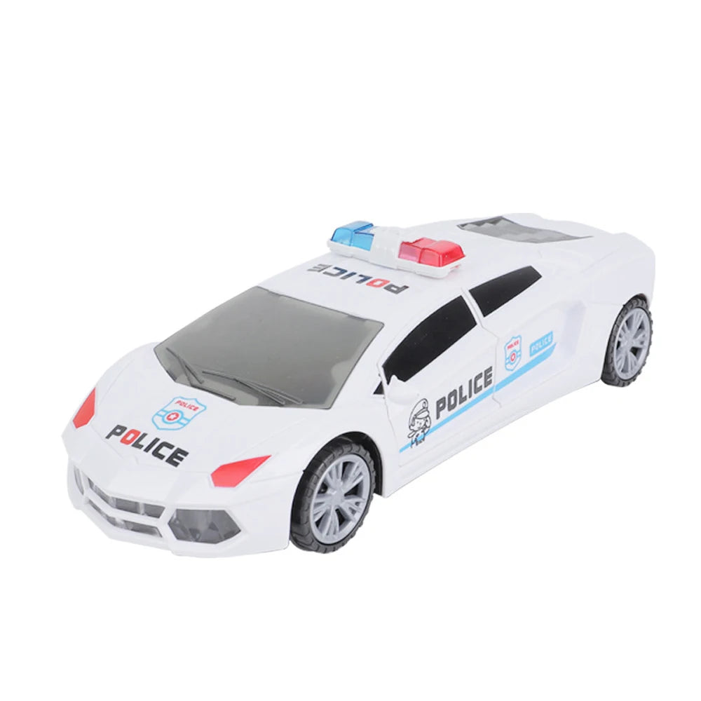 360 Rotation LED light and Sounds Police Car Vehicle Model Electric Toys for Boys Birthday Christmas Gift