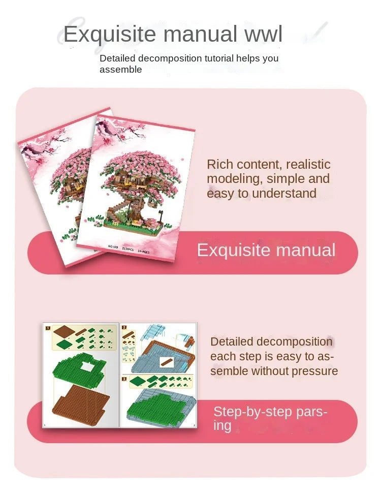Zonan Mini Sakura Tree Set