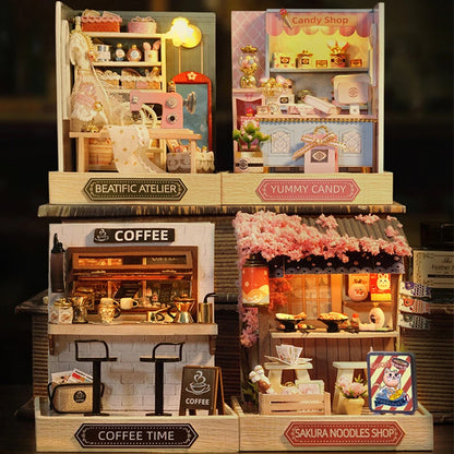 Zonan DIY Miniature Wooden Dollhouse