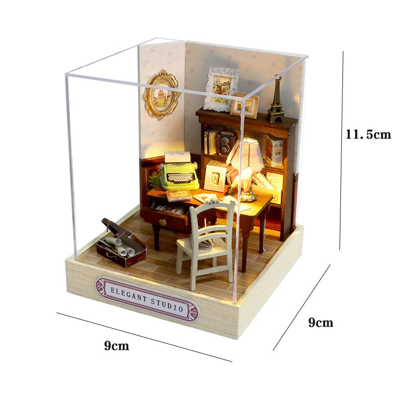 Zonan DIY Miniature Wooden Dollhouse