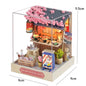 DIY Miniature Dollhouse Kit 3D Puzzle Furniture Assembly Model Doll House Educational Wooden Toys For Children Gifts