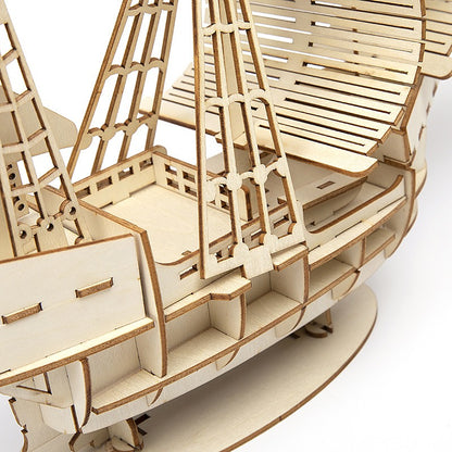 Zonan 3D Wooden Sailboat Puzzle