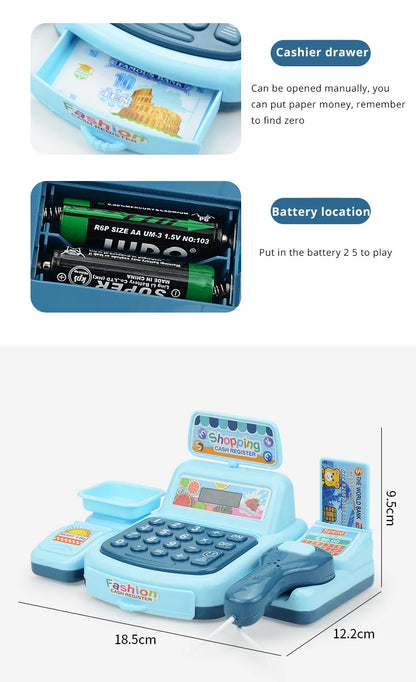 Zonan Kids’ Supermarket Cashier Toy Set