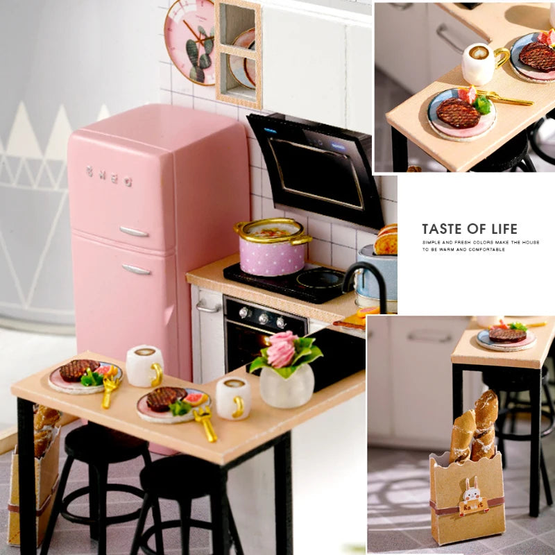 Zonan DIY Miniature Wooden Dollhouse