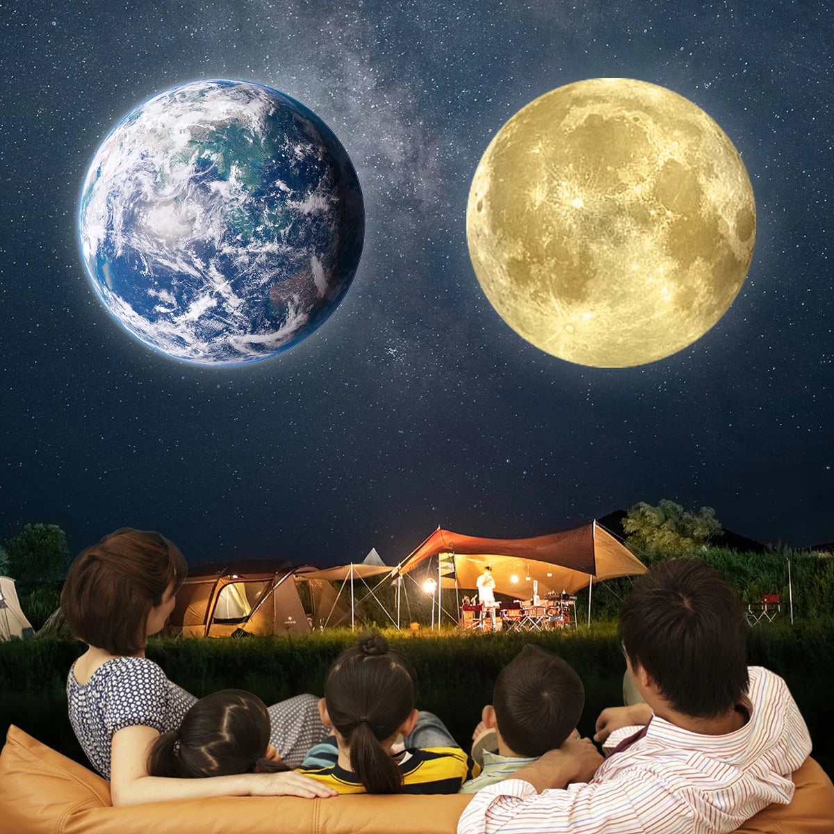 Zonan USB Moon Projection Night Light