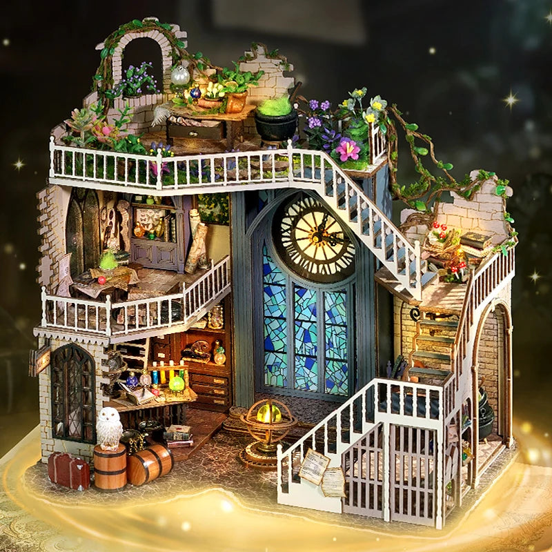 Zonan Wooden Mini Dollhouse Kit
