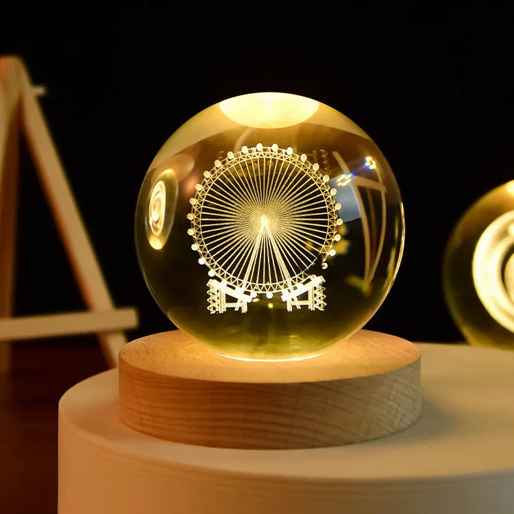 Zonan 3D Crystal Glass Ball