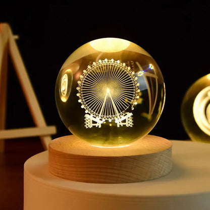Zonan 3D Crystal Glass Ball
