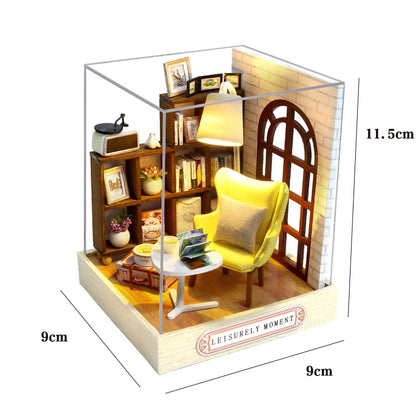 Zonan DIY Miniature Wooden Dollhouse