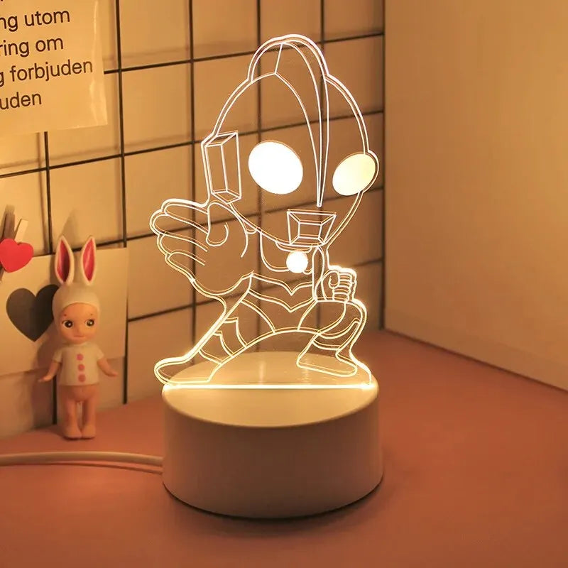 Zonan Cartoon Night Light Fan