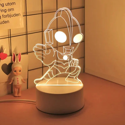 Zonan Cartoon Night Light Fan