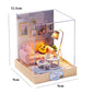 DIY Miniature Dollhouse Kit 3D Puzzle Furniture Assembly Model Doll House Educational Wooden Toys For Children Gifts