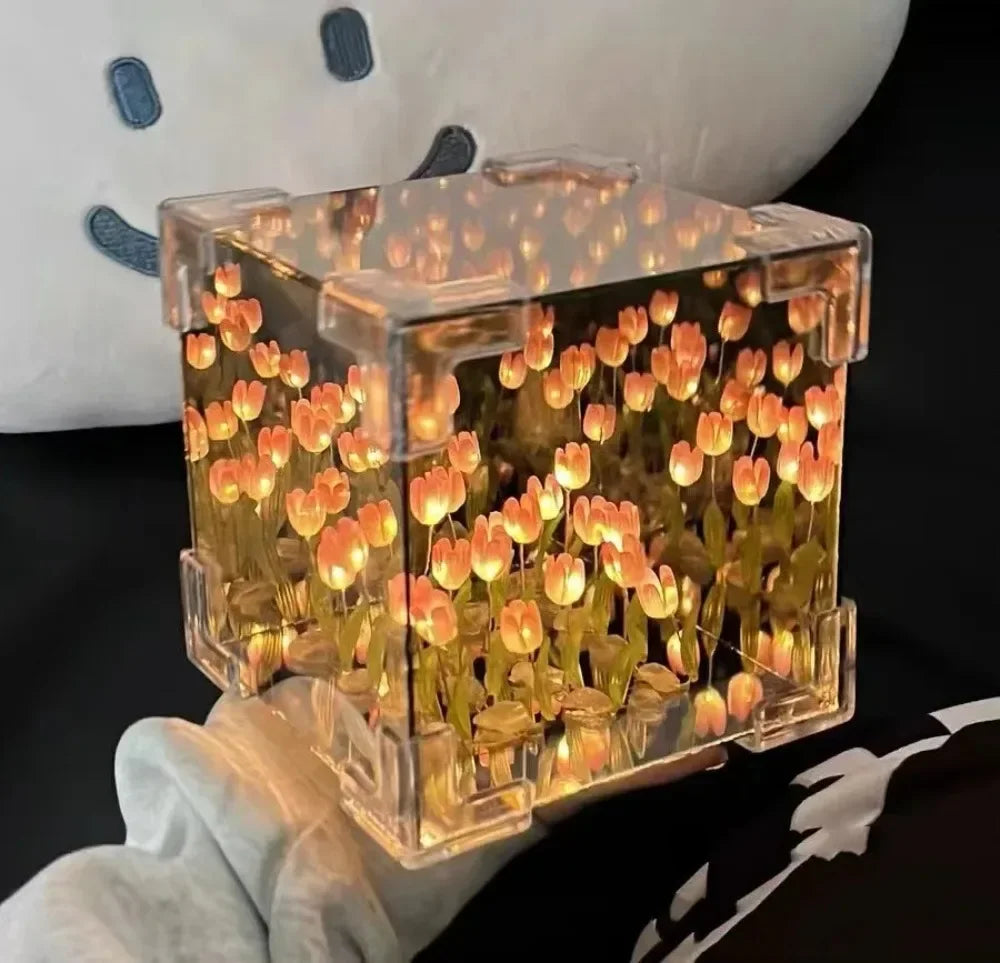 Zonan DIY Tulip Cube Night Lamp