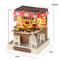 DIY Miniature Dollhouse Kit 3D Puzzle Furniture Assembly Model Doll House Educational Wooden Toys For Children Gifts