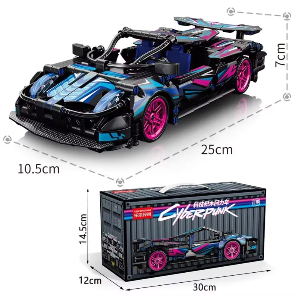 Racing Block Car Set