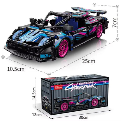 Racing Block Car Set