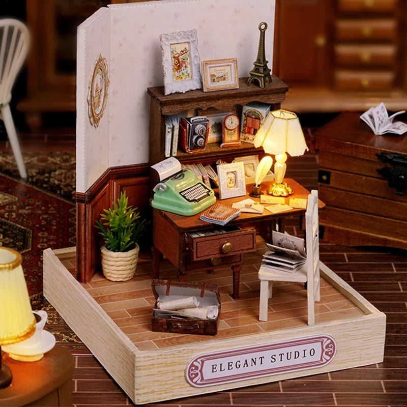 Zonan DIY Miniature Wooden Dollhouse
