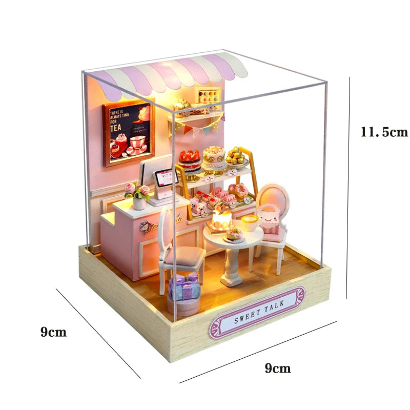 Zonan DIY Miniature Wooden Dollhouse