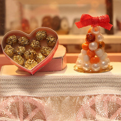 DIY Miniature Dollhouse Kit 3D Puzzle Furniture Assembly Model Doll House Educational Wooden Toys For Children Gifts