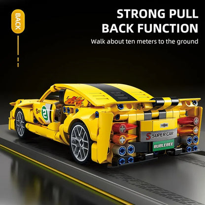Racing Block Car Set