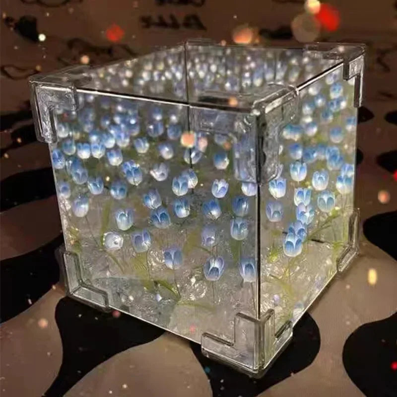 Zonan DIY Tulip Cube Night Lamp