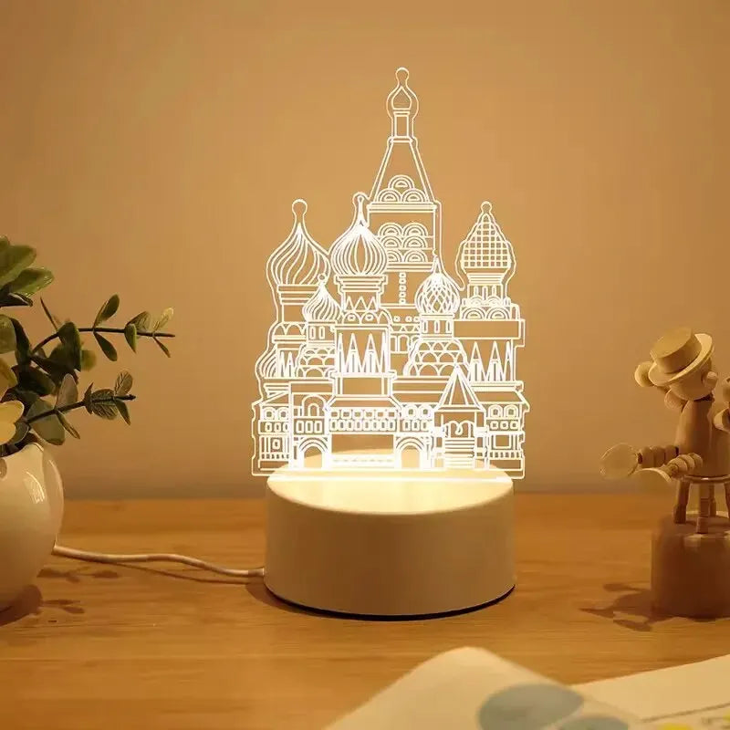 Zonan Cartoon Night Light Fan
