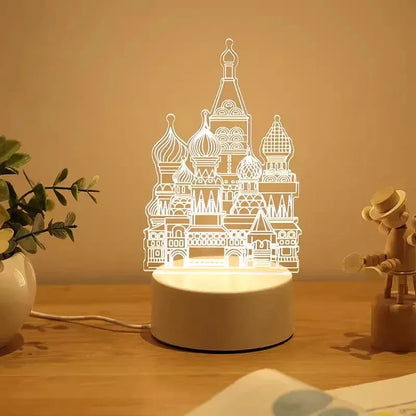 Zonan Cartoon Night Light Fan
