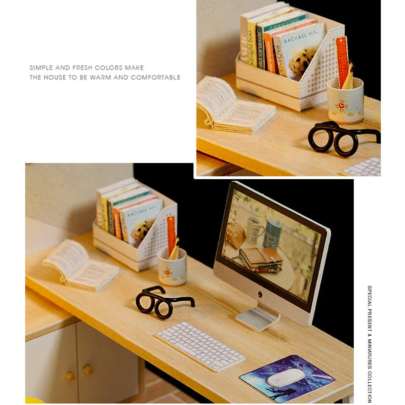 Zonan DIY Miniature Wooden Dollhouse