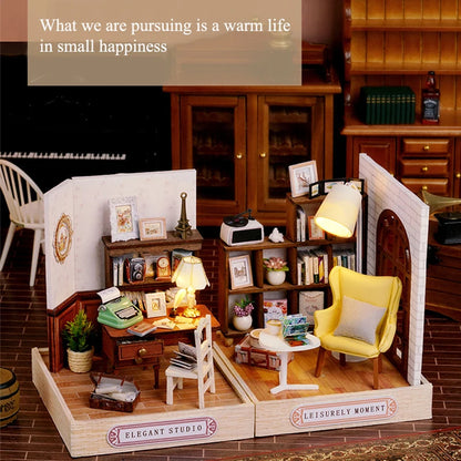 Zonan DIY Miniature Wooden Dollhouse