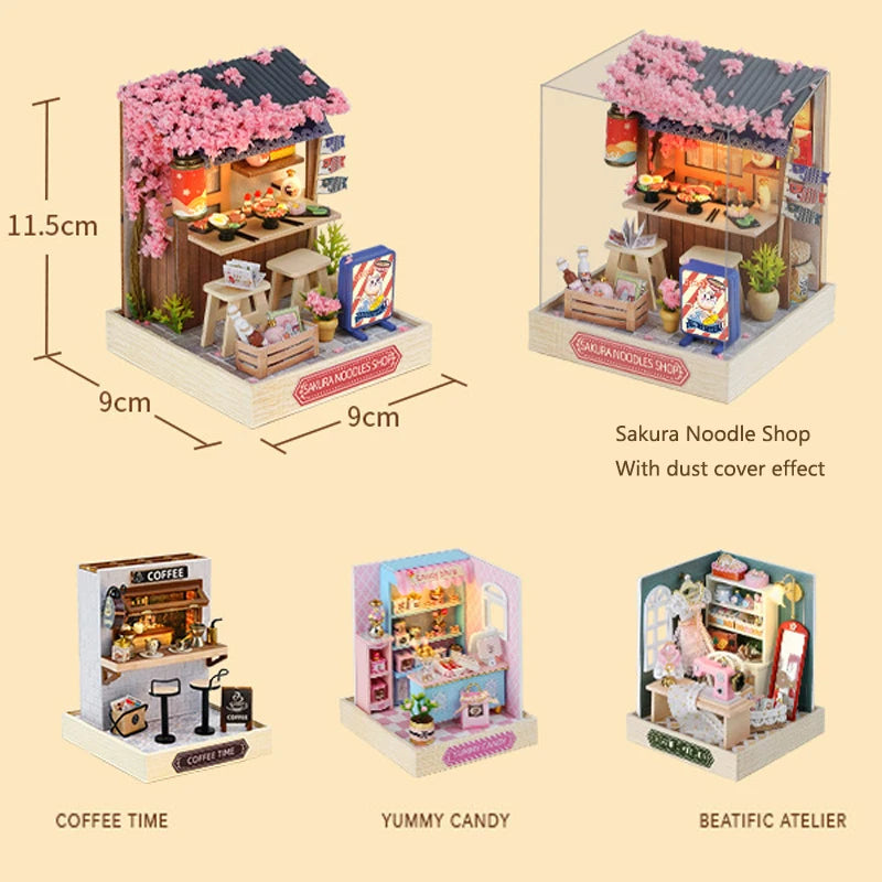 Zonan DIY Miniature Wooden Dollhouse