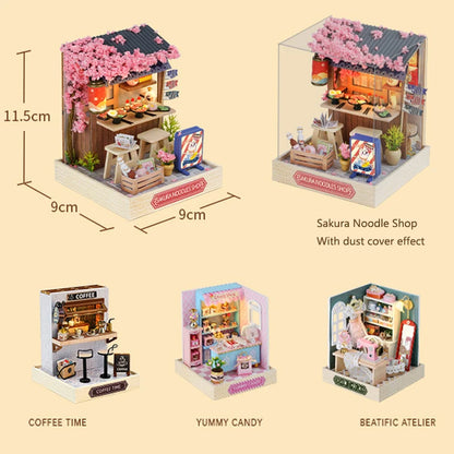 Zonan DIY Miniature Wooden Dollhouse
