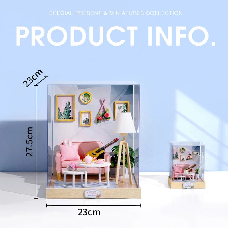Zonan DIY Miniature Wooden Dollhouse