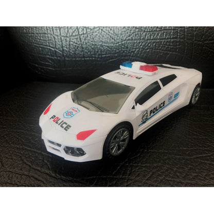 360 Rotation LED light and Sounds Police Car Vehicle Model Electric Toys for Boys Birthday Christmas Gift