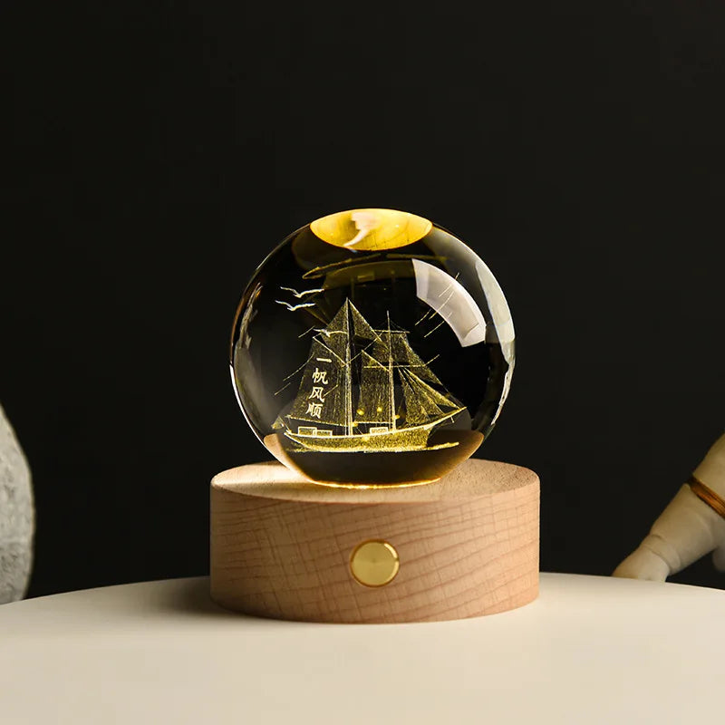 Zonan 3D Crystal Glass Ball