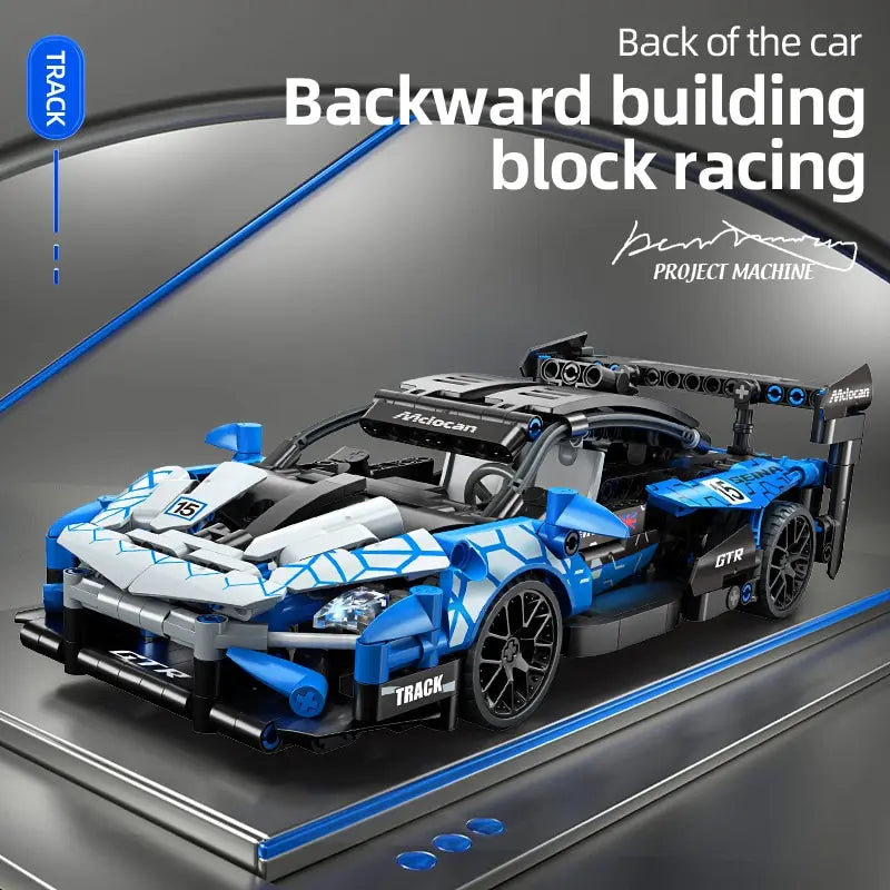 Racing Block Car Set