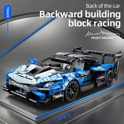 Racing Block Car Set