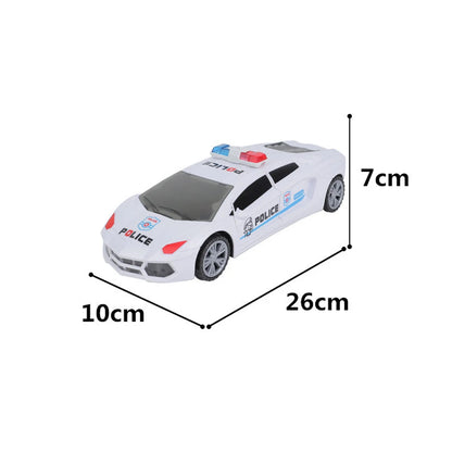 360 Rotation LED light and Sounds Police Car Vehicle Model Electric Toys for Boys Birthday Christmas Gift
