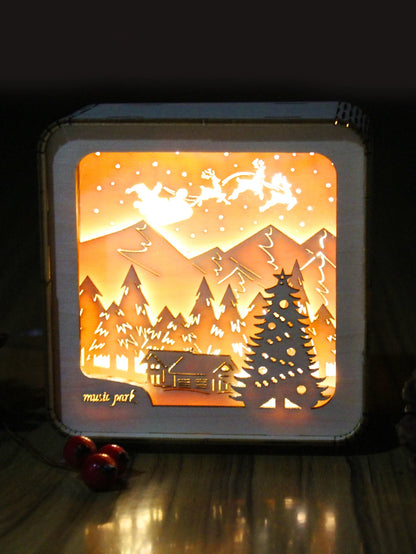 3D Wooden Puzzles Castle Model Kit Night Lights For Kids Desk Decorations Birthday Christmas Gifts For Women
