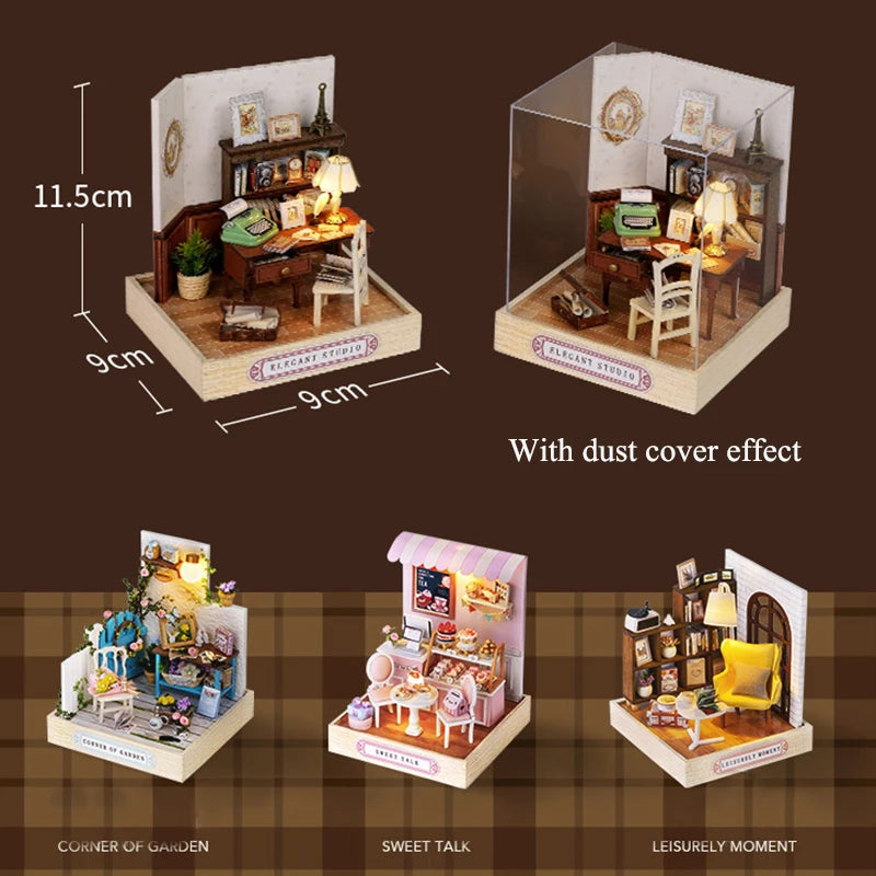 Zonan DIY Miniature Wooden Dollhouse
