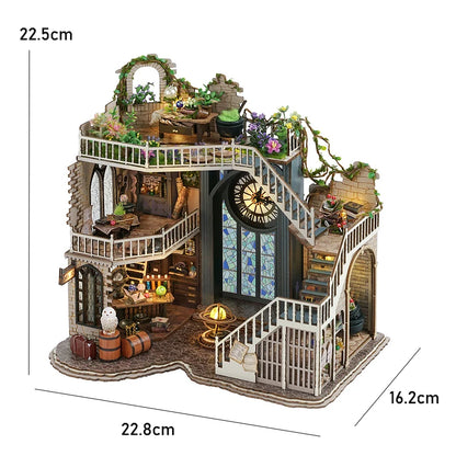 Zonan Wooden Mini Dollhouse Kit