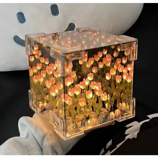 Zonan DIY Tulip Cube Night Lamp