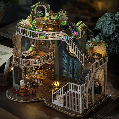 Zonan Wooden Mini Dollhouse Kit