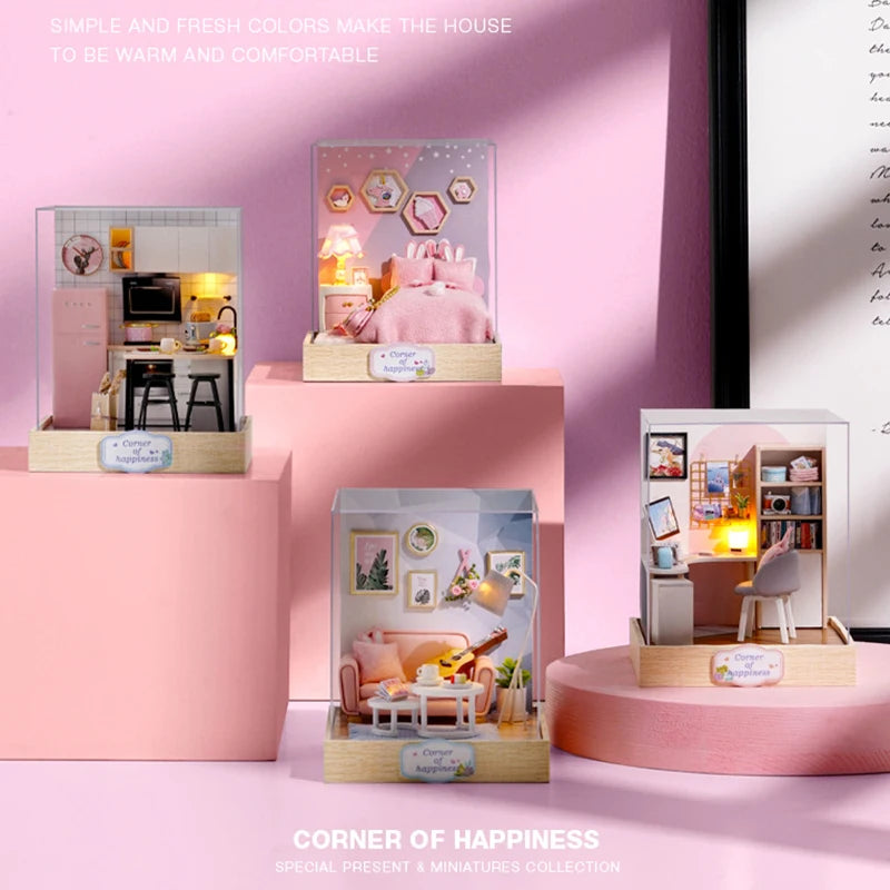 Zonan DIY Miniature Wooden Dollhouse