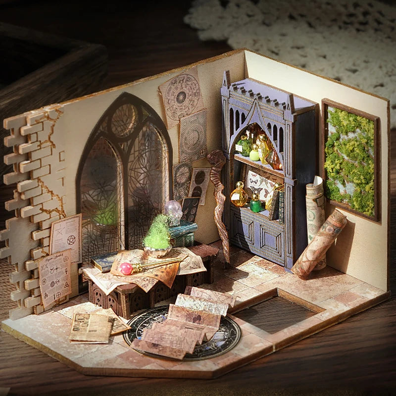 Zonan Wooden Mini Dollhouse Kit