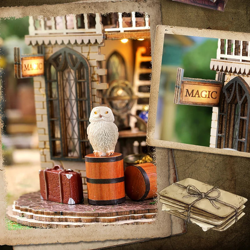 Zonan Wooden Mini Dollhouse Kit