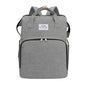 Mother Backpack Multifunctional Large Baby Crib Mommy Bag Foldable Newborn Care Stroller Organizer Diaper Bags with Changing Pad