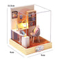 DIY Miniature Dollhouse Kit 3D Puzzle Furniture Assembly Model Doll House Educational Wooden Toys For Children Gifts