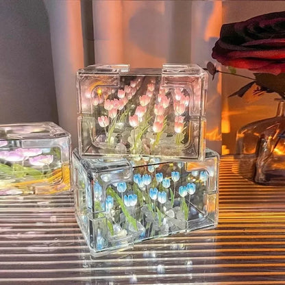 Zonan DIY Tulip Cube Night Lamp