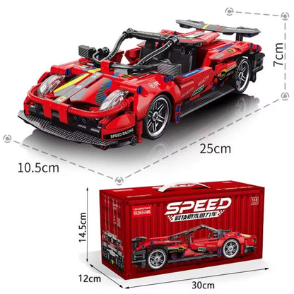 Racing Block Car Set