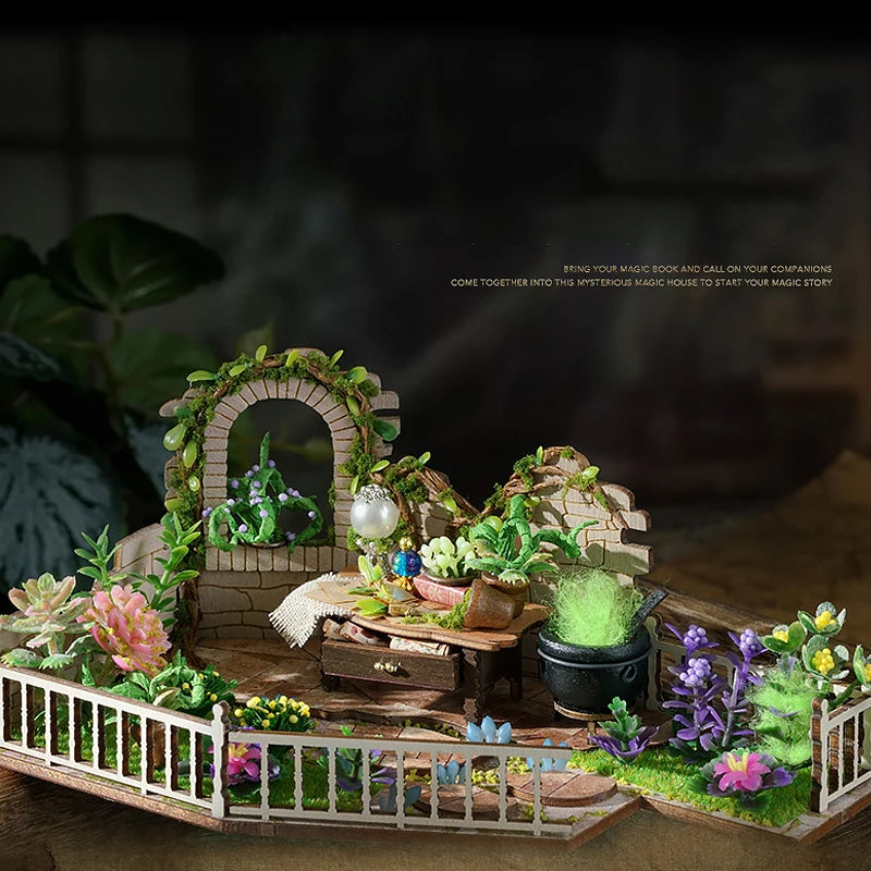 Zonan Wooden Mini Dollhouse Kit